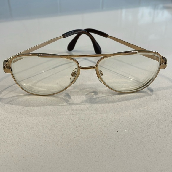 Rodenstock Gold Metal Glass Frames—GREAT LOOKING!  Made in Germany—Excellent!! - Picture 2 of 7